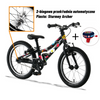 KUbikes super lehké 16S 2rychlostní dětské kolo Black Cartoon