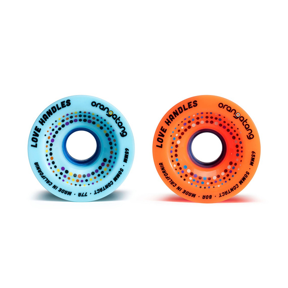 Orangatang Love Handles Longboard Wheels Orange 65mm 80A