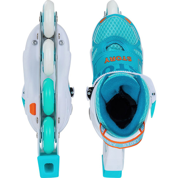 Story Blaster Inline brusle Nastavitelné kolečkové brusle Blue