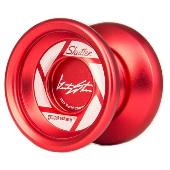 Zestaw Yoyo dla zaawansowanych: Yoyo YoYoFactory Shutter, Etui YoYoFactory Hard Case, Sznurki do Yoyo 10 szt.