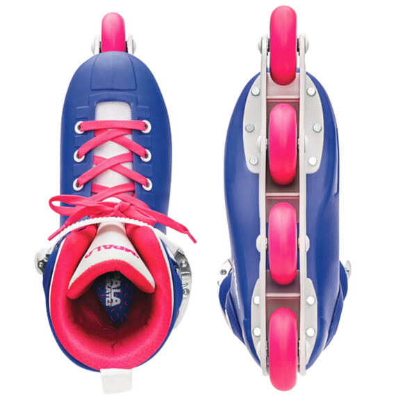 Inline brusle Impala Lightspeed Blue-Pink Rekreační kolečkové brusle