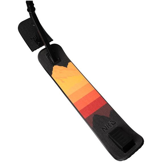 Hulajnoga Wyczynowa na śnieg NKD SNOW Stunt Scooter Czarno-Pomarańczowy wys. 86 cm