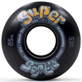 ENUFF Super Softie Skateboardová kolečka 53 mm černá