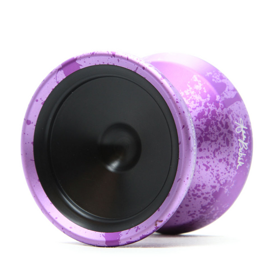 Yoyo pro pokročilé YoYoFactory Czech Point Pivot Purple and Black Splash