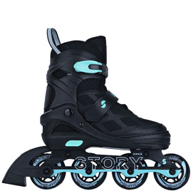 Story Midnight Nastavitelné inline brusle Black-Mint