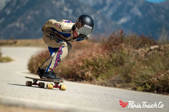 Longboard Trucks Paris V3 180 mm 50° Longboard Trucks Reflector Black