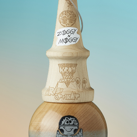 Kendama KROM Zoggy N' Moggy Sandplanet