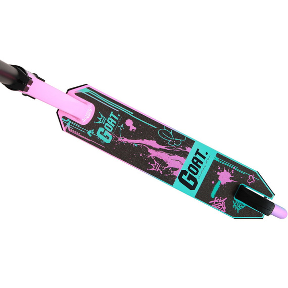 NKD GOAT Stunt scooter Růžová a mentolová barva. 83 cm