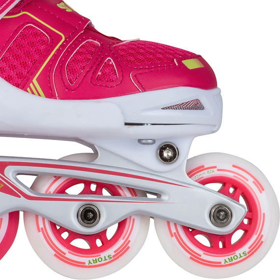 Story Blaster Inline brusle nastavitelné kolečkové brusle Pink