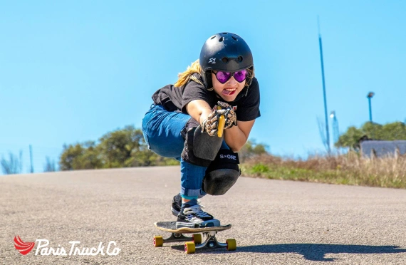 Longboard Trucks Paris V3 180 mm 50° Longboard Trucks Reflector Black