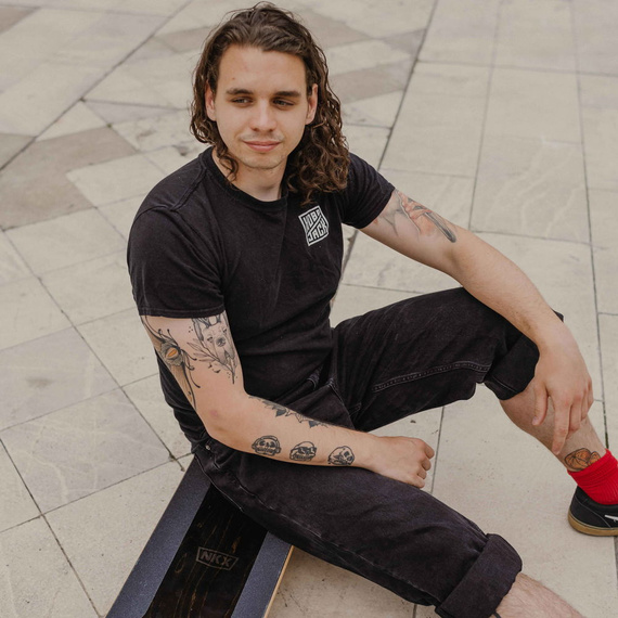 NKX Superior Dancing Longboard Walnut Glacier 48"