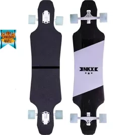 NKX Fearless Black Canadian Maple startovací longboard 101 cm