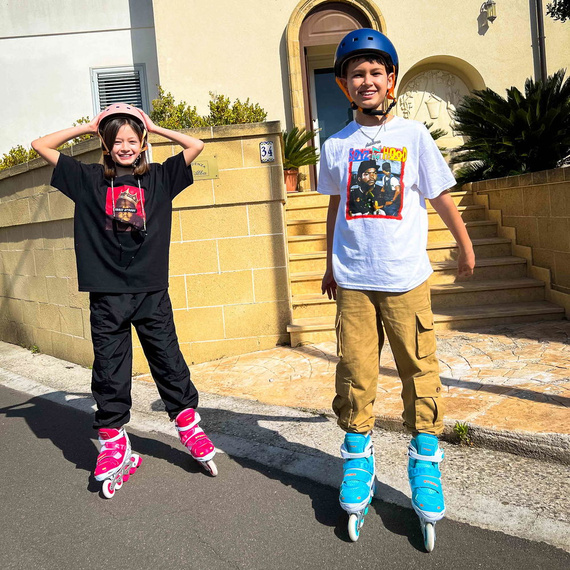 Story Blaster Inline brusle Nastavitelné kolečkové brusle Blue