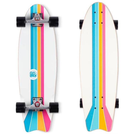 Surfskate Cutback Board - Color Wave 30"