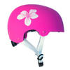 NKX Brain Saver Flower Pink and White Skateboardová helma