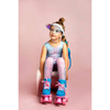 Wrotki RIO ROLLER LUMINA QUAD SKATES Niebiesko-Różowy
