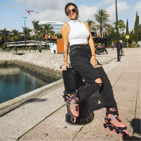 Univerzální kolečkové brusle Inline STORY Shockwave Flame