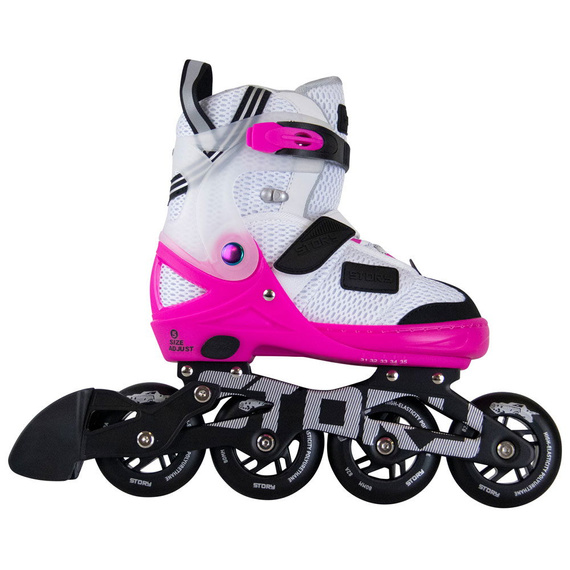 Story Motion Nastavitelné inline brusle růžová/bílá/černá