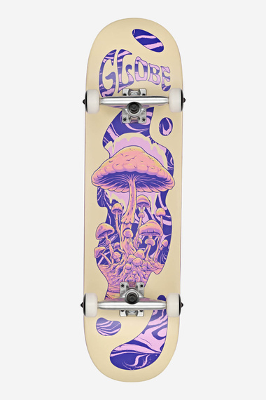 Globe G1 Mind Expansion skateboard - Off-White/Purple 8.5"