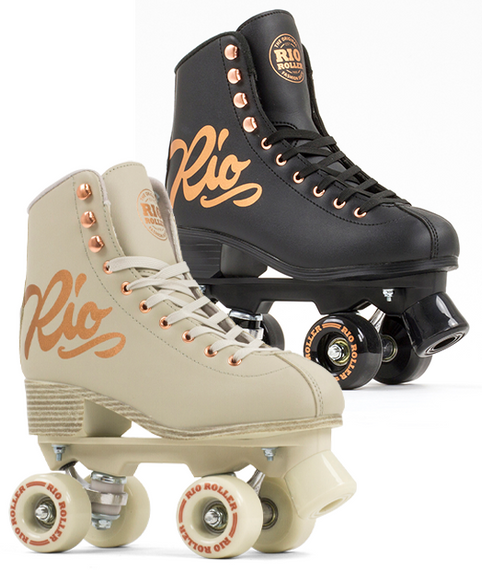 RIO ROLLER ROSE QUAD SKATES Brusle černé