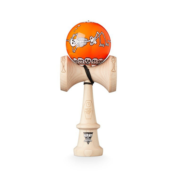Kendama Krom JODY BARTON - SKELETONS ORANGE
