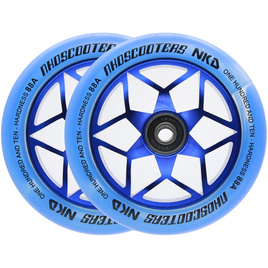 NKD Goat Stunt Scooter Wheels Blue 110 mm