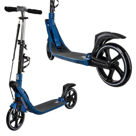 Přepravní skútr s velkými koly a plným odpružením Story Town Petrol Blue