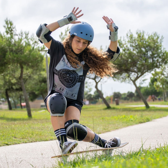 NKX Brain Saver Skateboardová helma Mint Pink