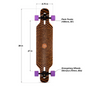 Longboard Tan Tien 39" Flex 1