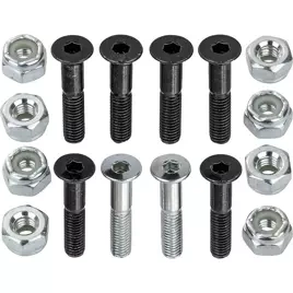 Montovaný skateboard NKX 1" černý - stříbrný