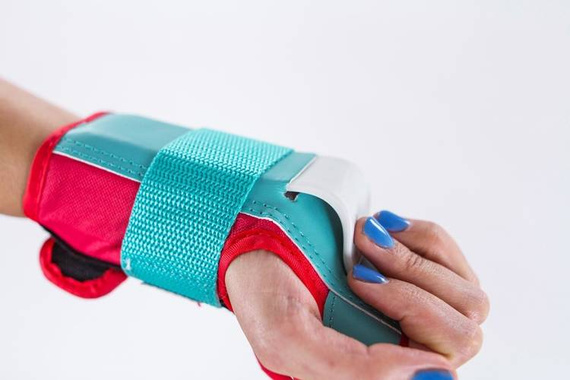 Sada trojitých chráničů RIO ROLLER černá a růžová