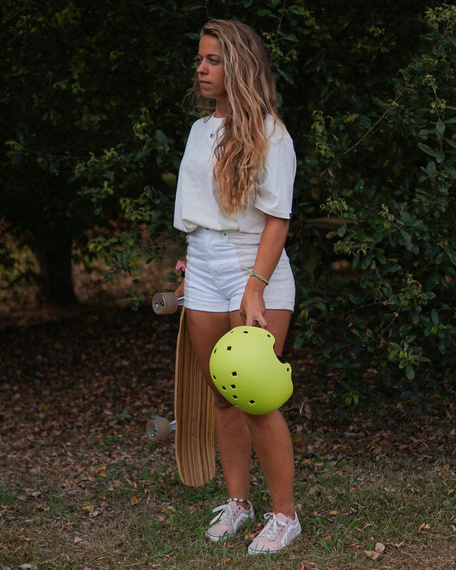 NKX Brain Saver Skateboardová helma Lime green