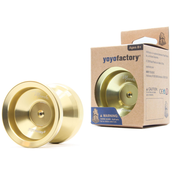 Yoyo pro pokročilé YoYoFactory Miracle Monometal Shiny Gold