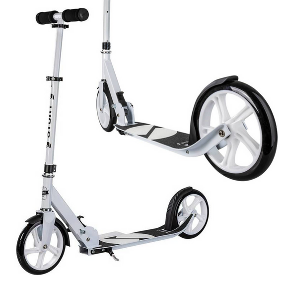 Přepravní koloběžka s velkými koly Story Urban GO! Bílá