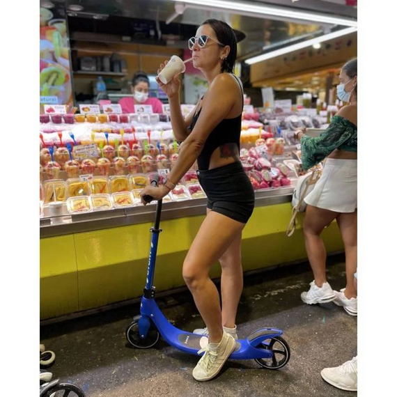 Městská dopravní koloběžka Story Big Wheel Advanced Foldable Scooter Purple 230/200 mm