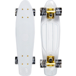 NKX Deluxe 22" liščí ohon bílý a zlatý