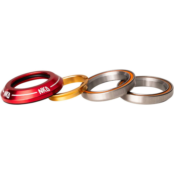 Integrovaná kormidla pro NKD Pro Steel Stunt Scooter Headset Red 1 1/8"