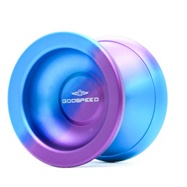 Kovové yoyo pro pokročilé YoYoFactory Godspeed Violet Blue