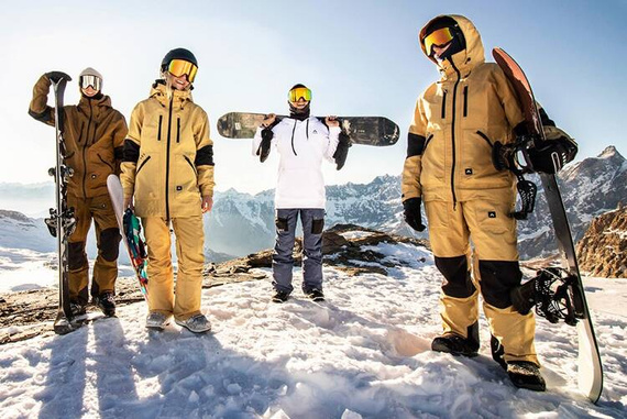 Snowboardové a lyžařské brýle Annox Team RevoGold pro dospělé