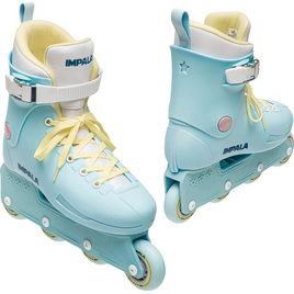 Inline brusle Impala Lightspeed Rekreační kolečka modrá a žlutá