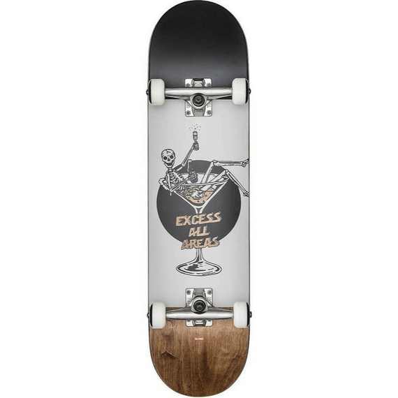 Globe G1 Excess White Brown skateboard 8.0"