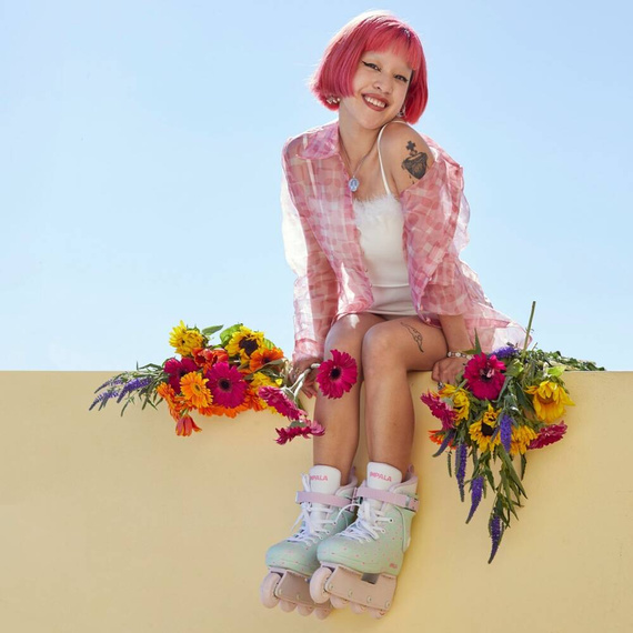 Inline brusle Impala Lightspeed Recreational Rollers Mint Flower Power