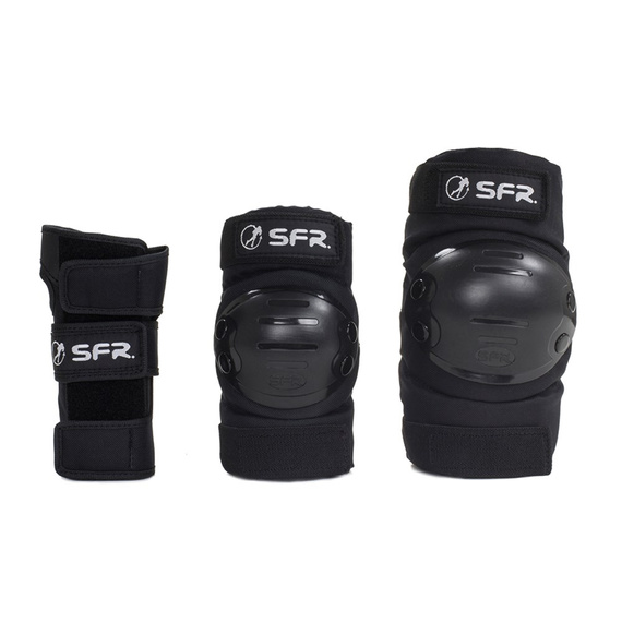 SFR Youth Ramp Triple Pad Protector Set Black