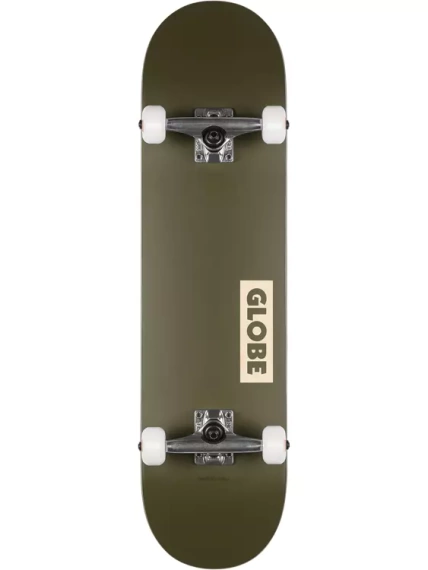 GLOBE Goodstock Skateboard Fatigue Green 8.25"