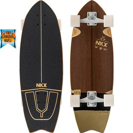 Surfskate Deskorolka do Surfingu NKX Maverick Gold 31"