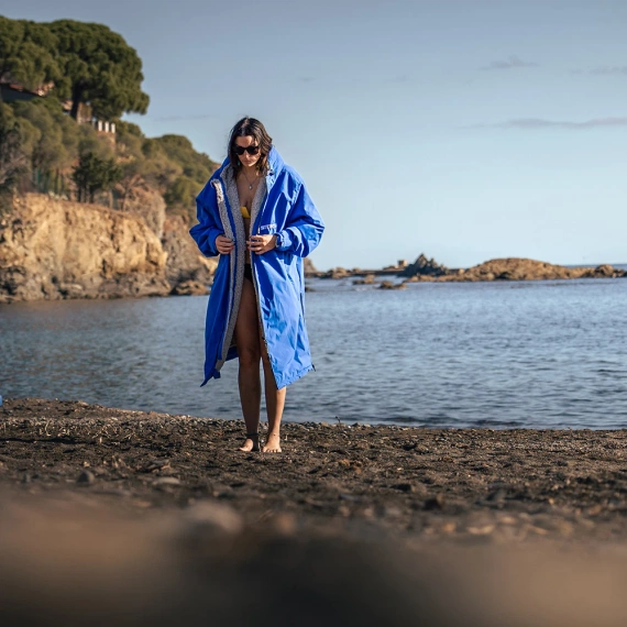 Pončo Poncho Jacket Story Change Robe Grey