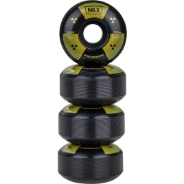 NKX Candy Series Toxic Black and Yellow 53mm 99A skateboardová kolečka