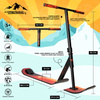 Hulajnoga Wyczynowa na śnieg NKD SNOW Stunt Scooter Czarno-Czerwony wys. 82 cm