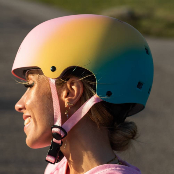 NKX Brain Saver Skateboardová helma Pastel Fade