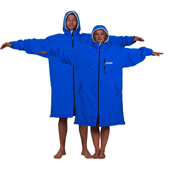 Pončo Pončo bunda Story Change Župan Blue